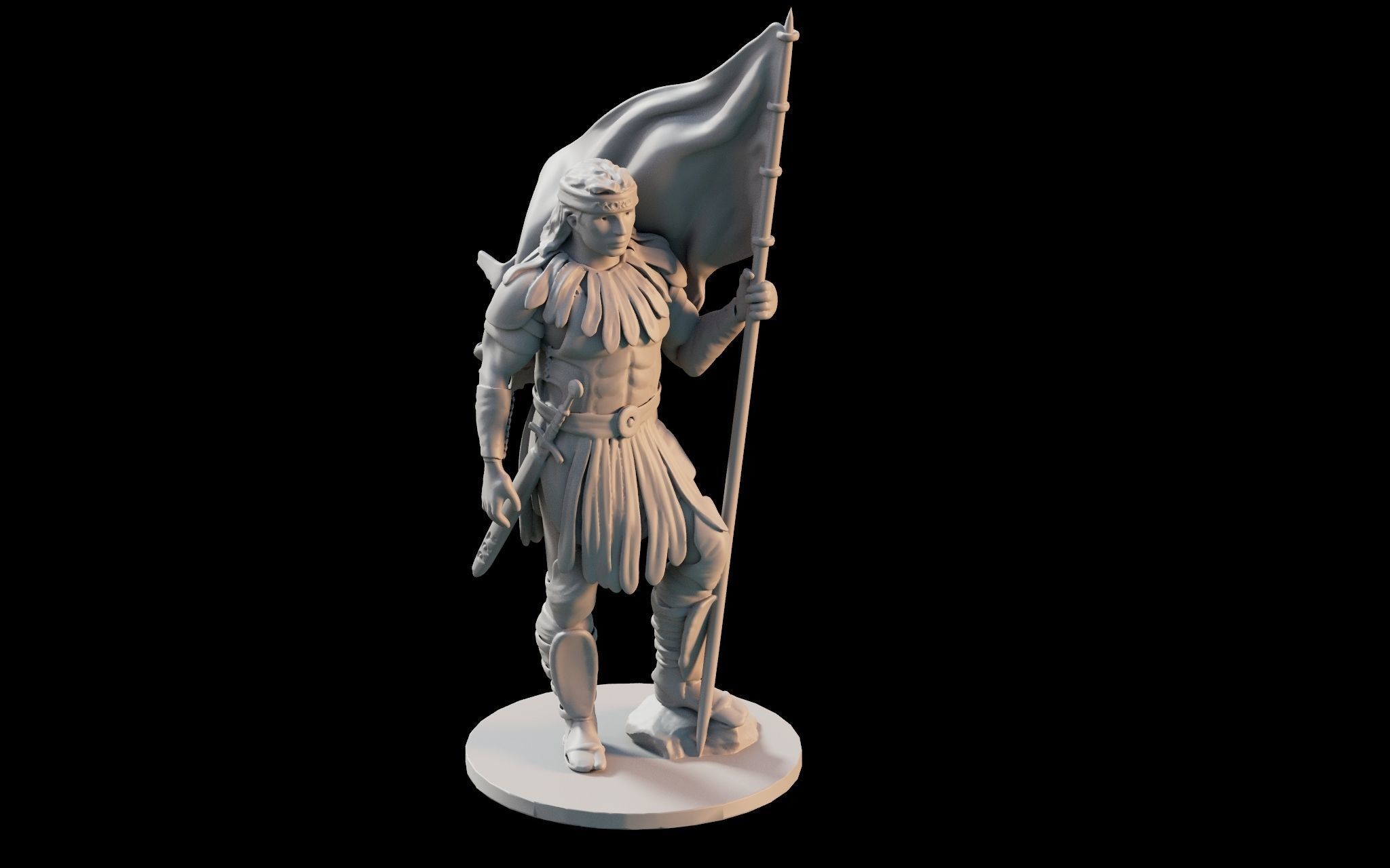 Captain Moroni 3d print 3D model 3D printable | CGTrader