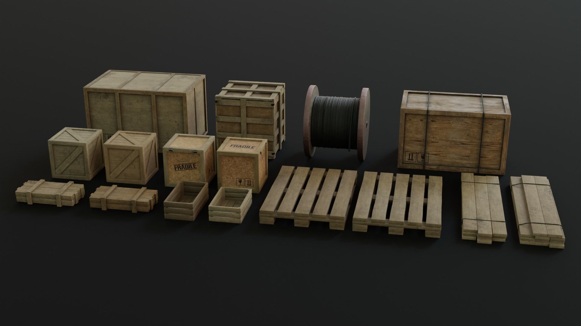 Industrial Assets 3D model CGTrader