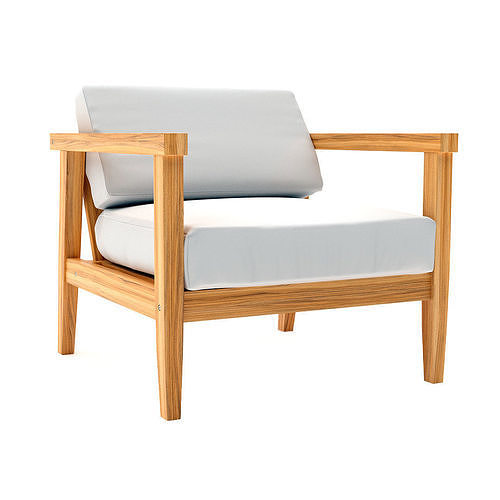 bayport outdoor armchair 3D model
