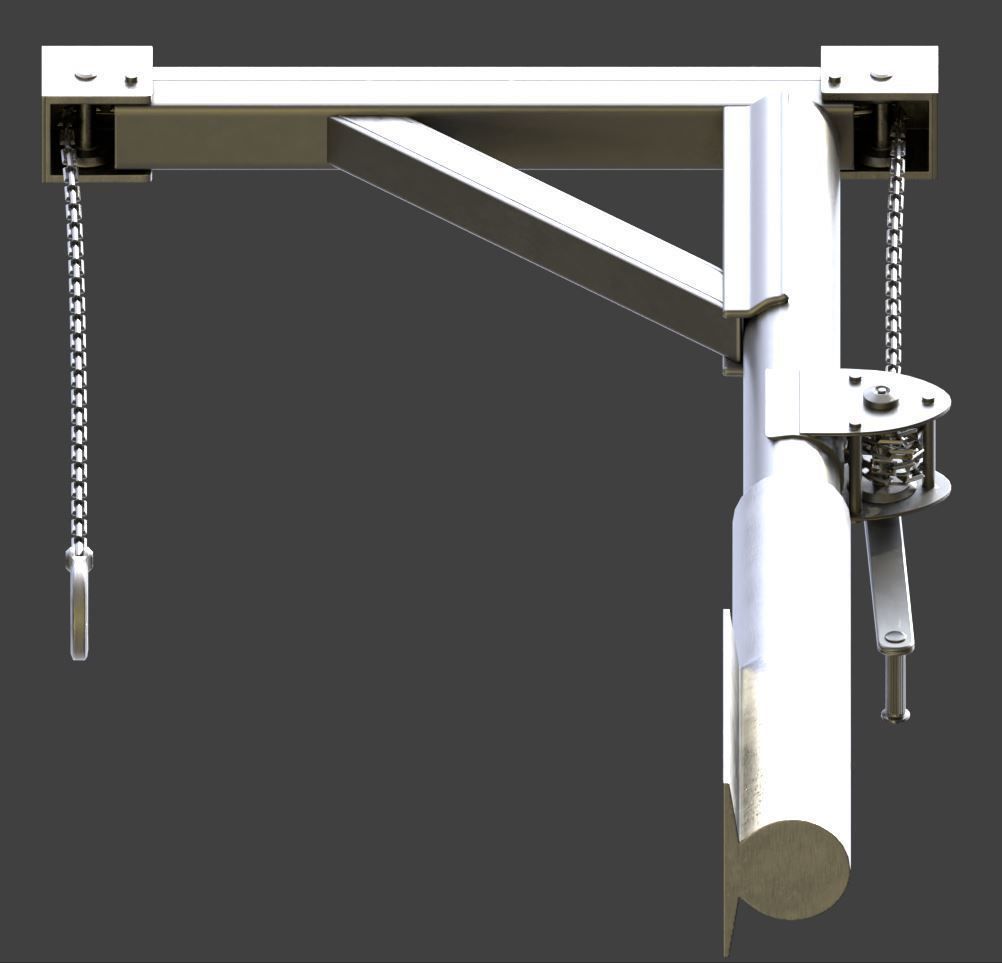 3D model Hand Crank Crane Remastered VR / AR / lowpoly CGTrader