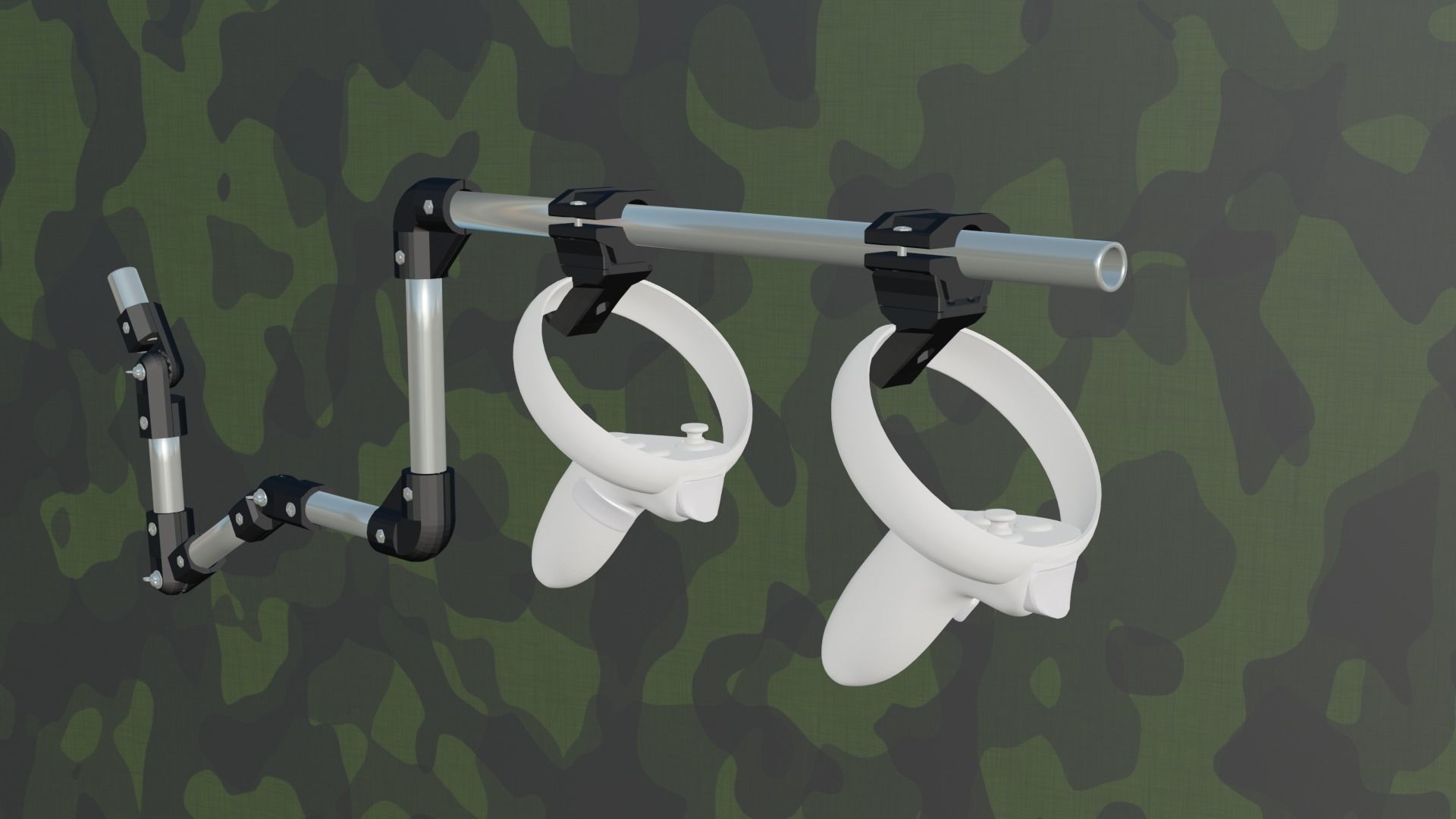 Gunstock for oculus quest 2 and rift s controllers 3D model 3D