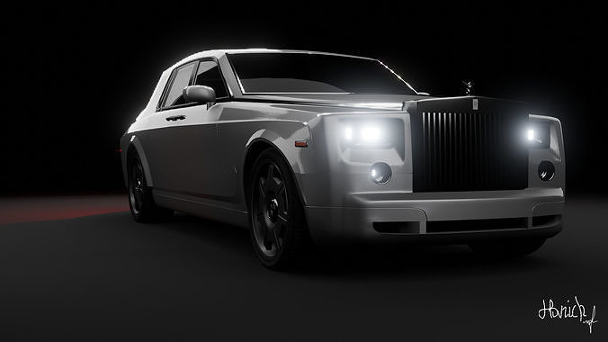 Rolls Royse Phantom 3d Model Animated Cgtrader