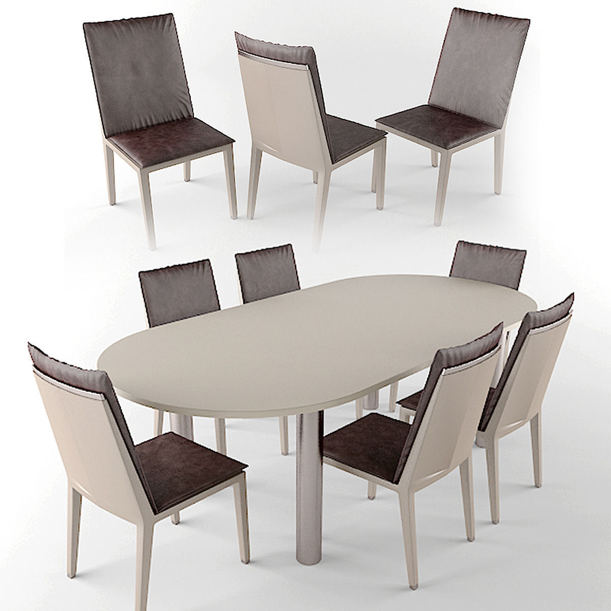 Dining table Set 3D model | CGTrader