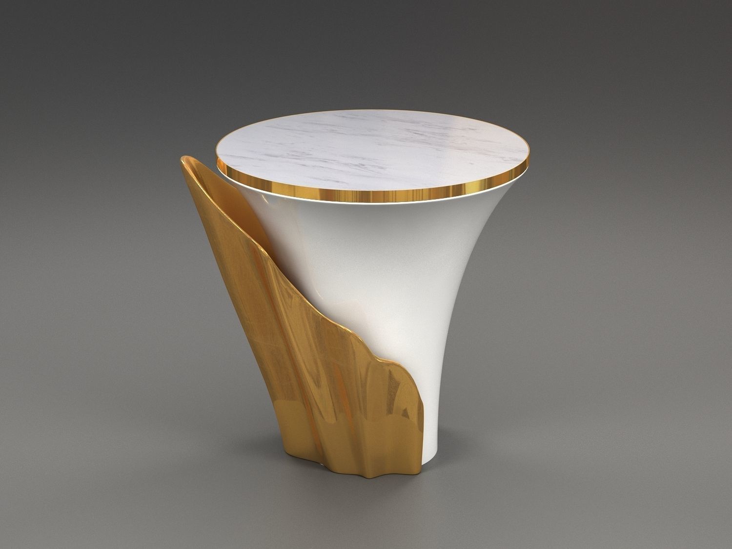 3D model Yasmin side table bykoket style type 2 VR / AR / lowpoly