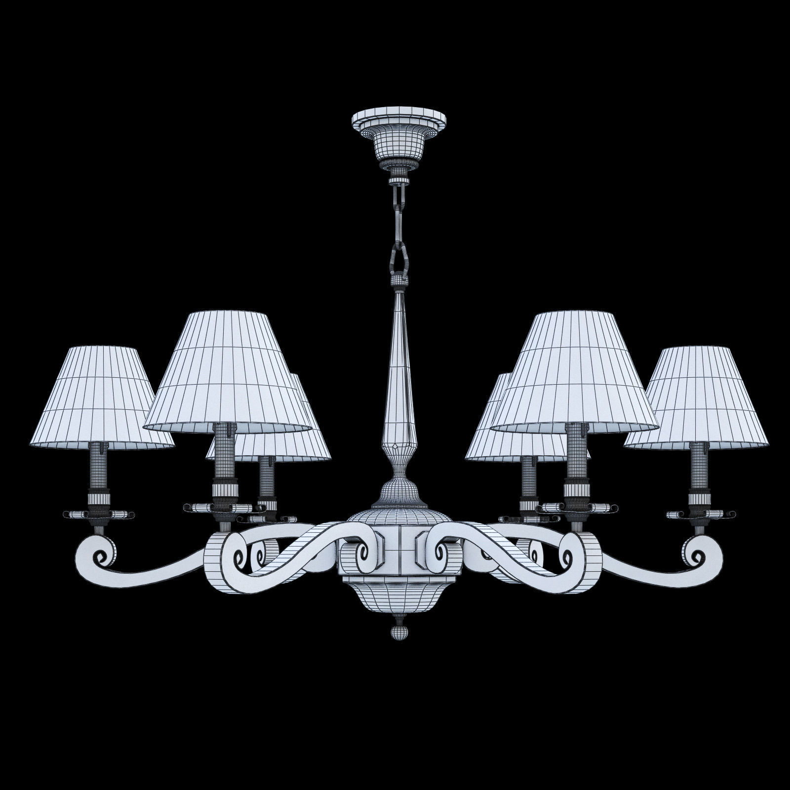 Circa Lighting Myrna Chandelier 3d Cgtrader Circa Lighting Myrna Chandelier 3d Model Max Obj 3ds Fbx Mtl 5