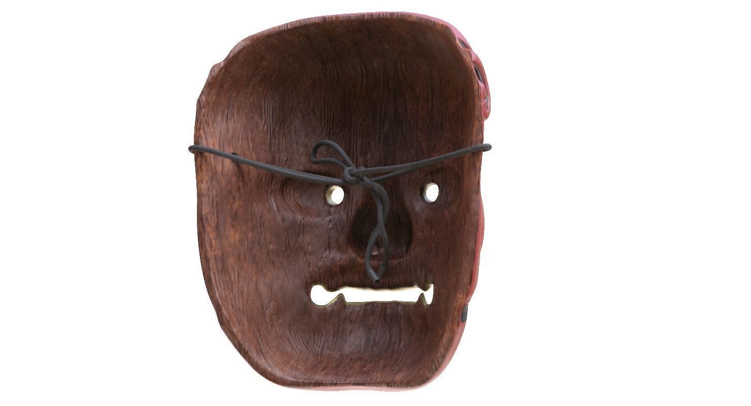 Japanese Noh mask collection | CGTrader