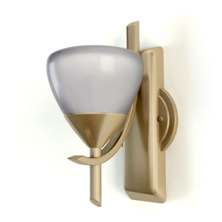 Classic Wall Lamp 3D Model OBJ CGTrader.com