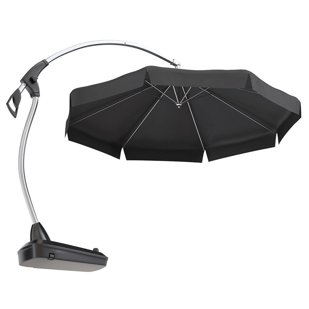 Hanging parasol HAUGESUND D300 black JYSK 3D model CGTrader