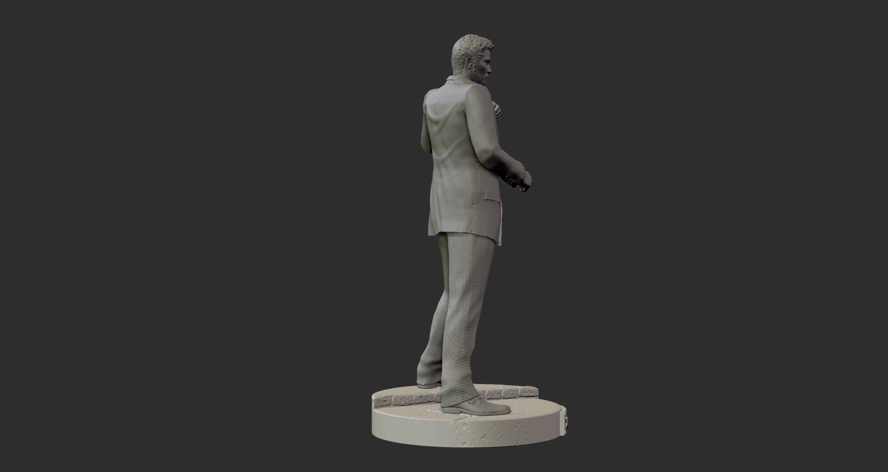 Kiryu Yakuza 0 3d Print figure statue 3D model 3D printable CGTrader