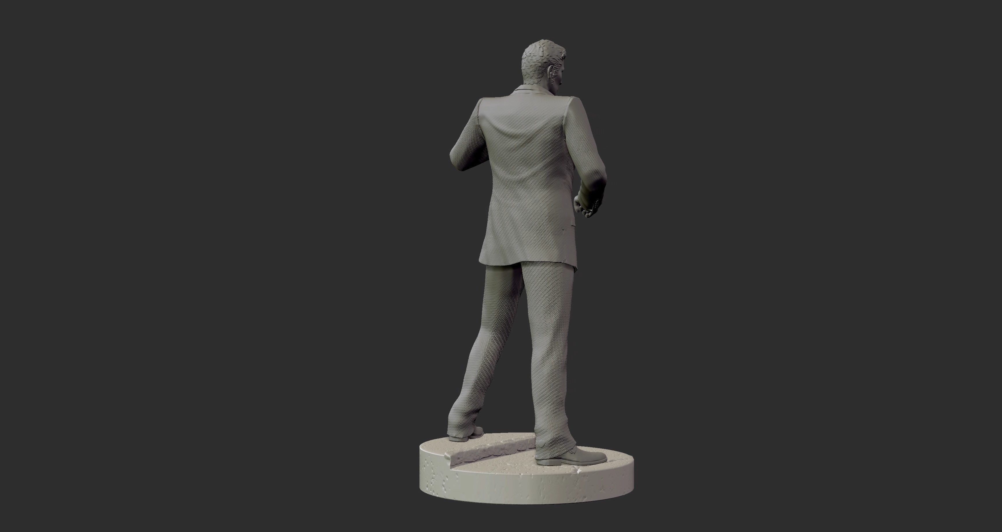 Kiryu Yakuza 0 3d Print figure statue 3D model 3D printable CGTrader
