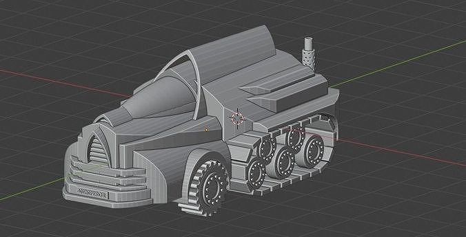 Civilian Vehicle Warhammer 40K 3D model 3D printable | CGTrader
