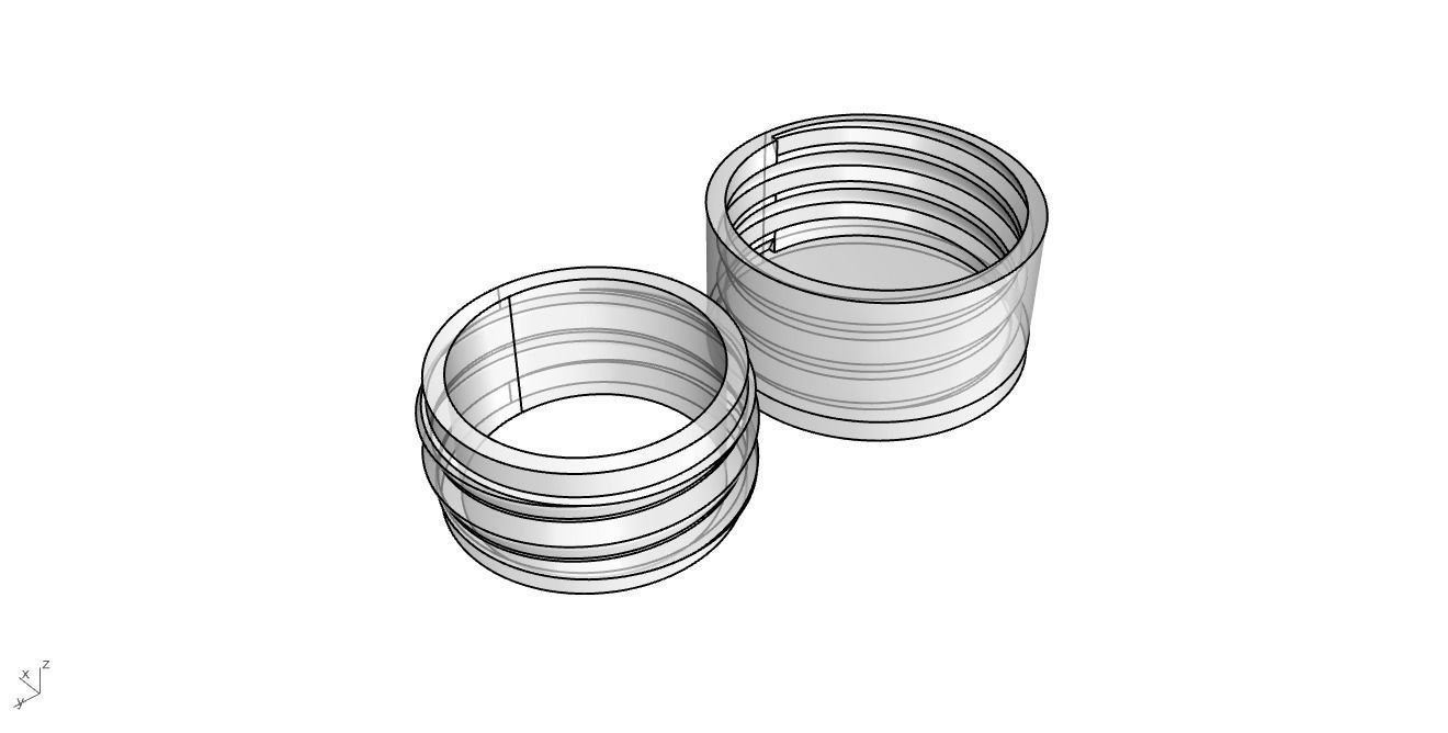 Twist Cap Pack from 10mm to 50mm Useful 3D prints 3D model 3D printable CGTrader