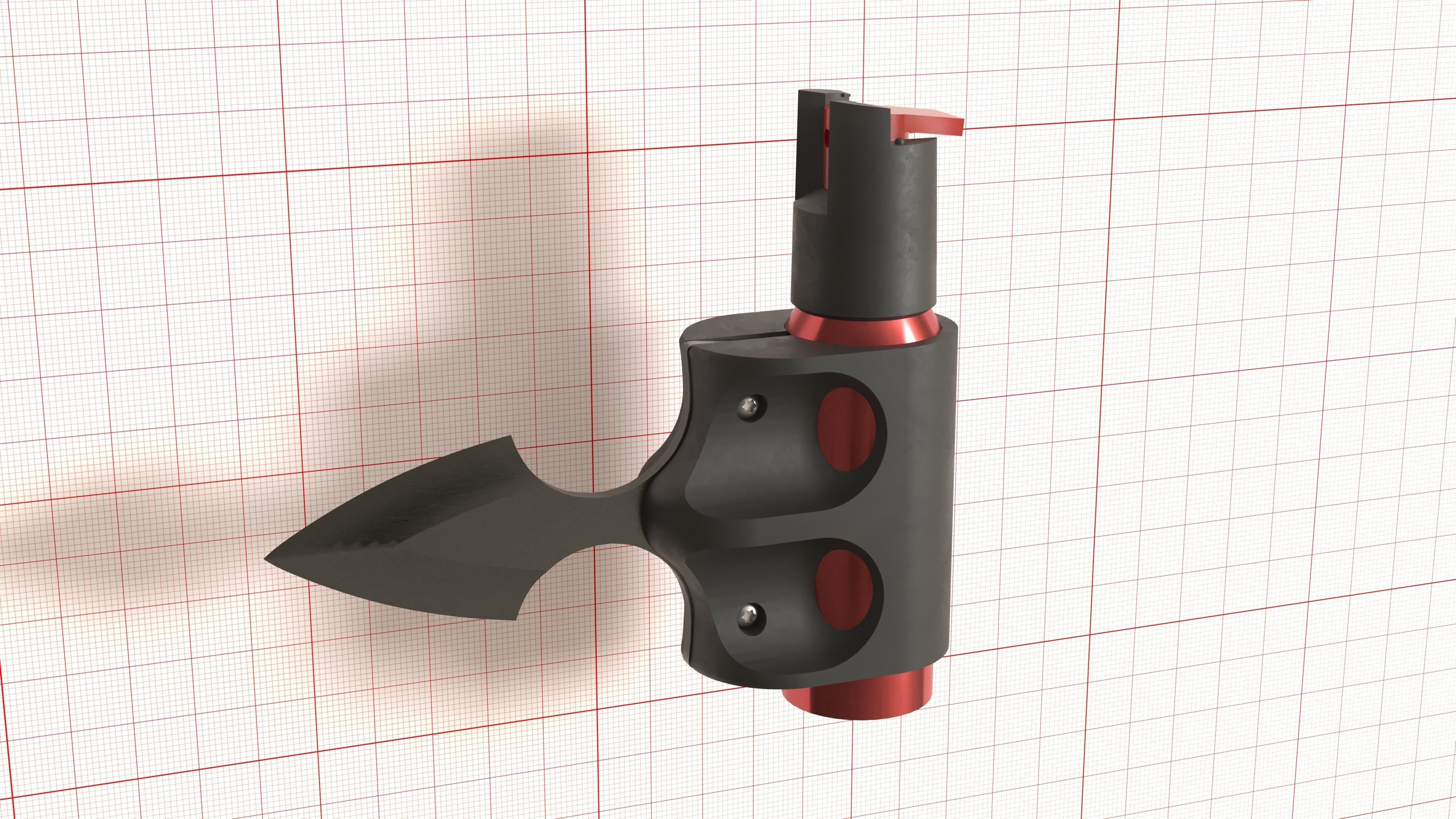 3D model Pepper spray knife VR / AR / lowpoly CGTrader