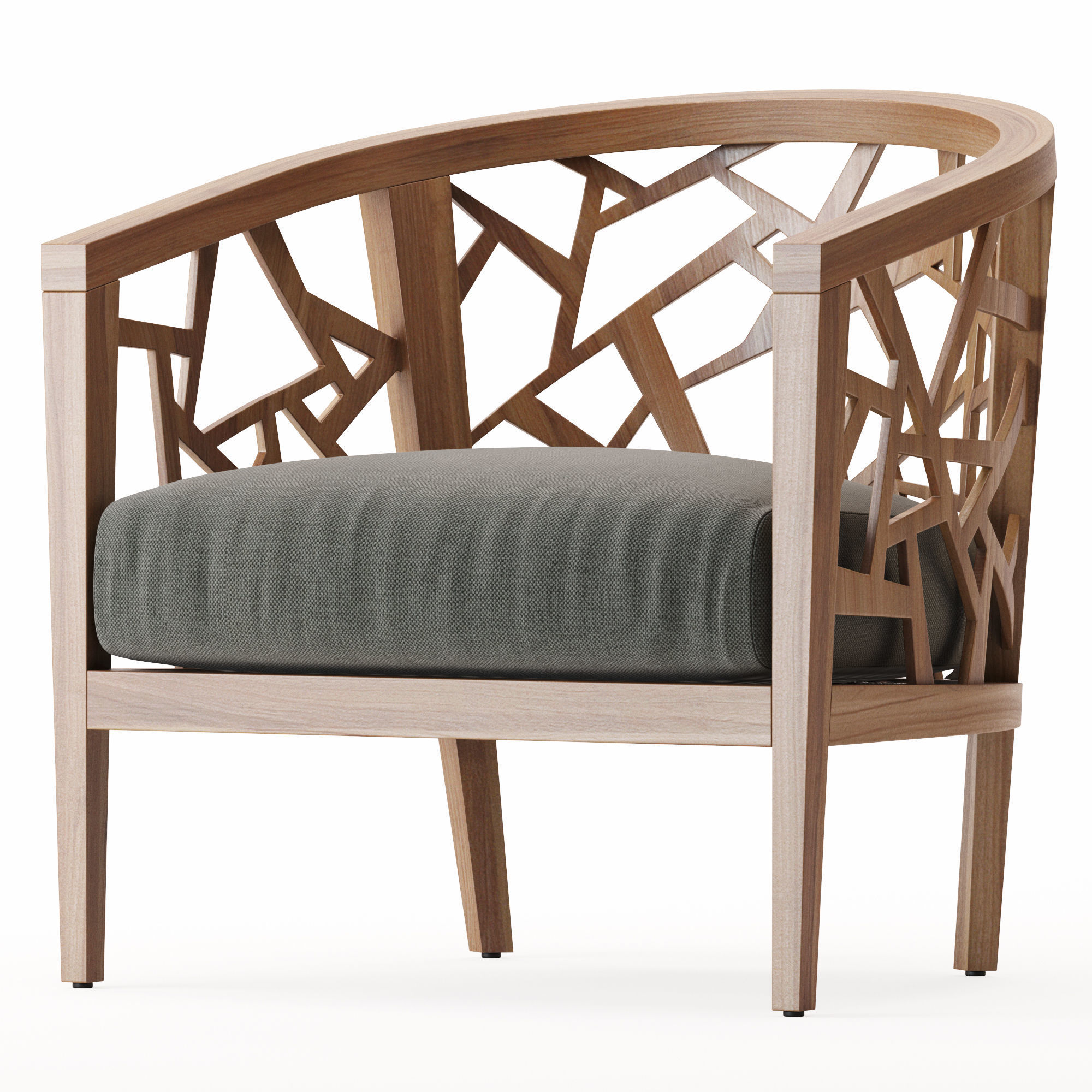 Crate and Barrel Ankara Chair 3D model CGTrader