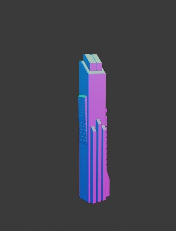 Cyberpunk 2077 buildings free VR / AR / low-poly 3D model | CGTrader