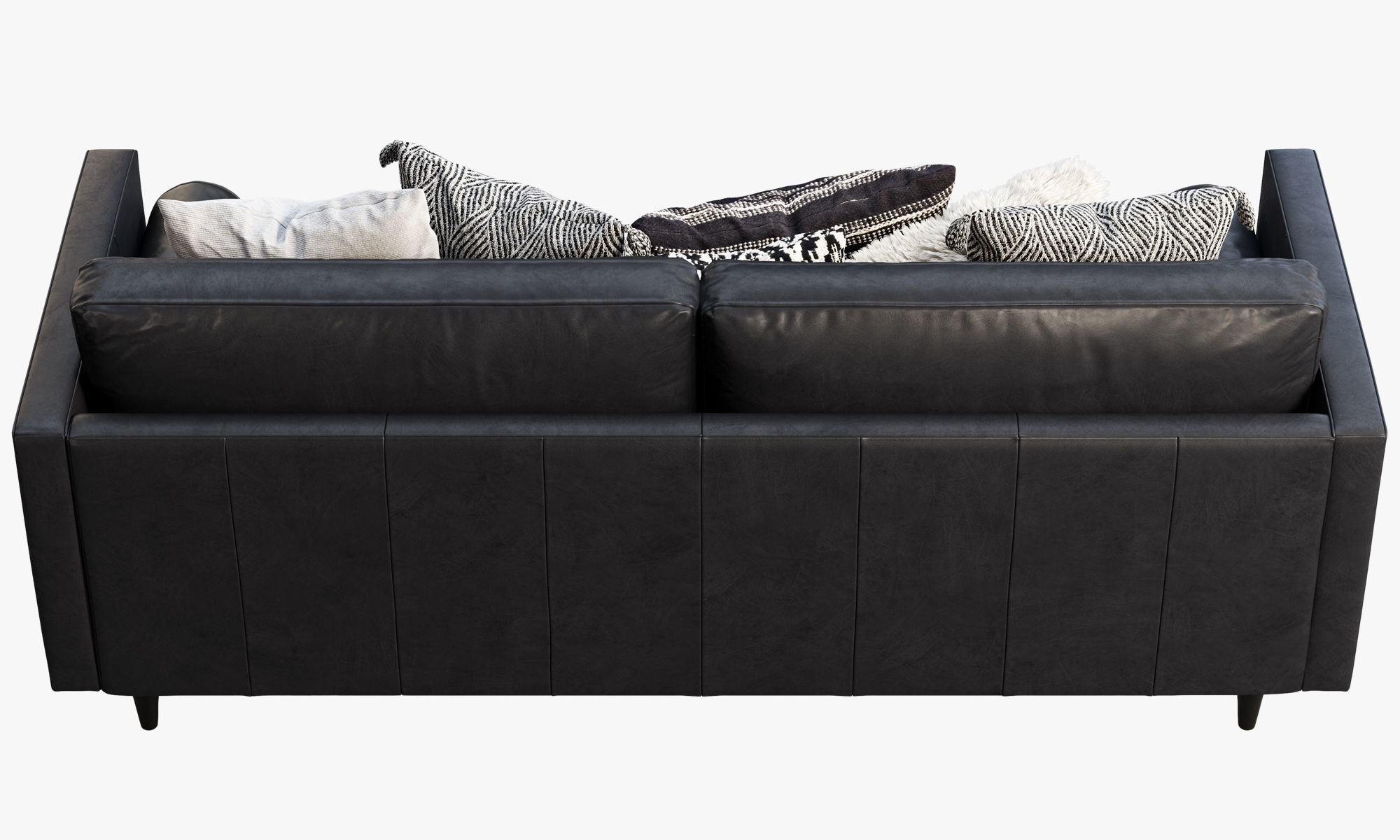 Joybird Briar Leather Sofa 3D model CGTrader