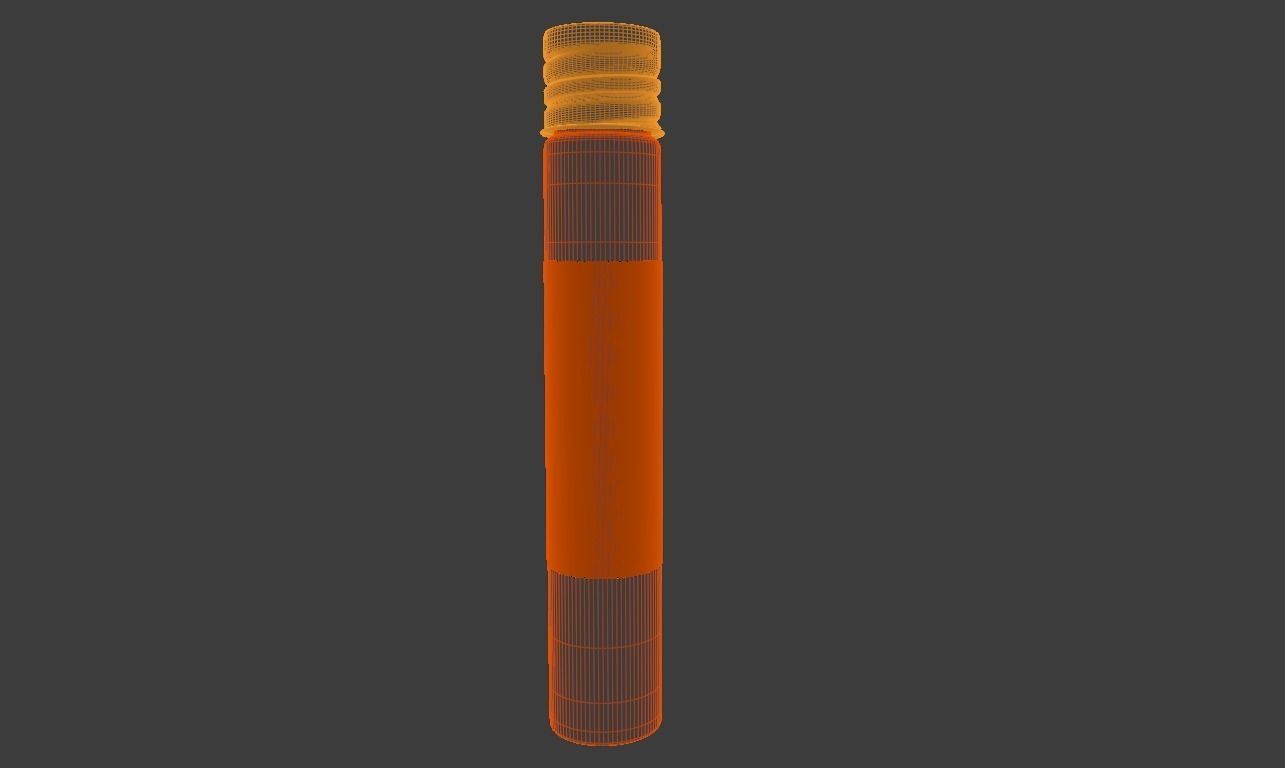 Glass Tube Packaging 3D model CGTrader
