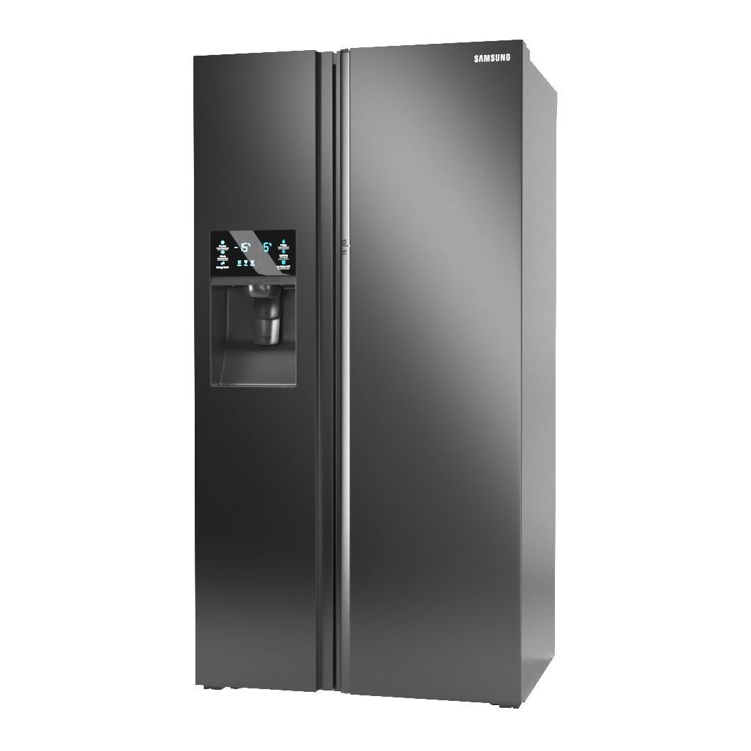 Modern fridge Samsung SideBySide RH22H9010SR 3D model CGTrader