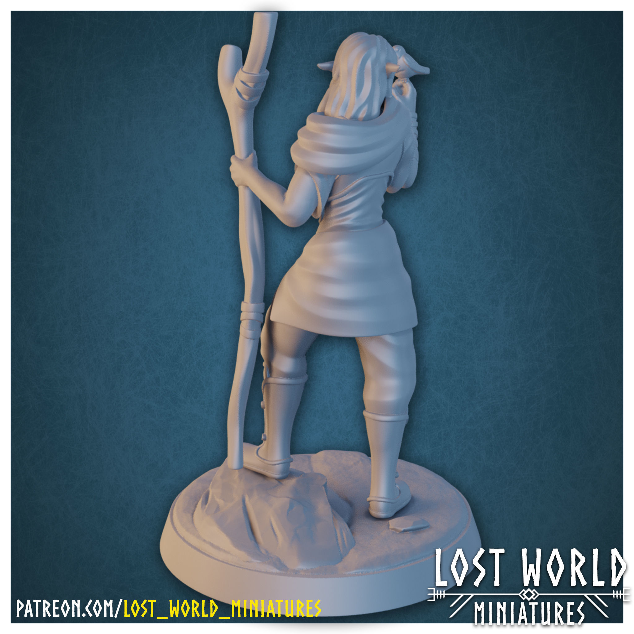 Firbolg Miniatures set - Supported 3D model 3D printable | CGTrader