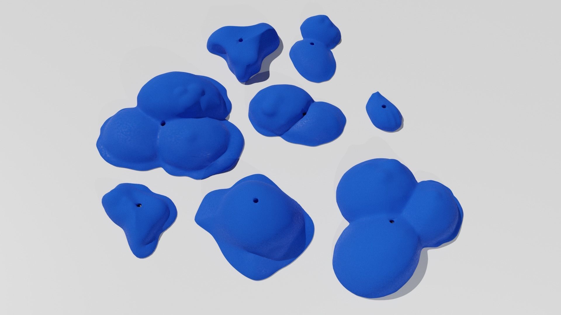 Mini Indoor Rock Climbing Holds 3D model 3D printable CGTrader