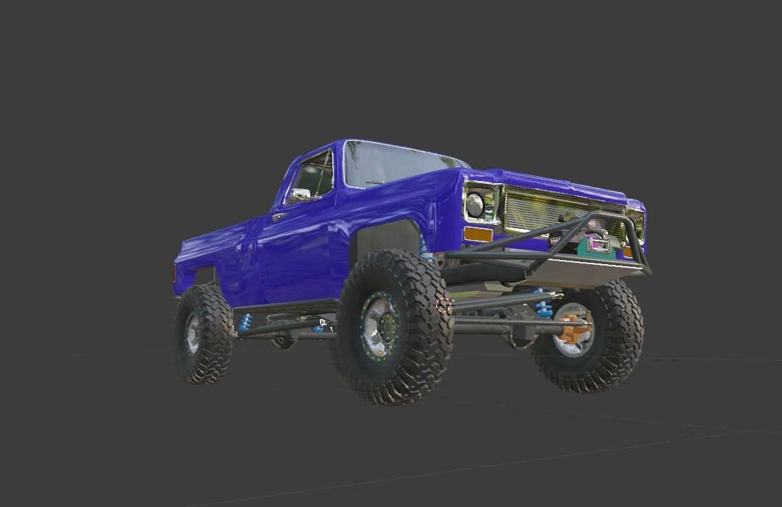 3D model Chevy Squarebody Rock Crawler VR / AR / lowpoly CGTrader