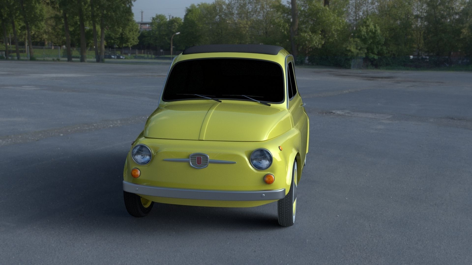 Fiat 500D Nuova 1960 HDRI