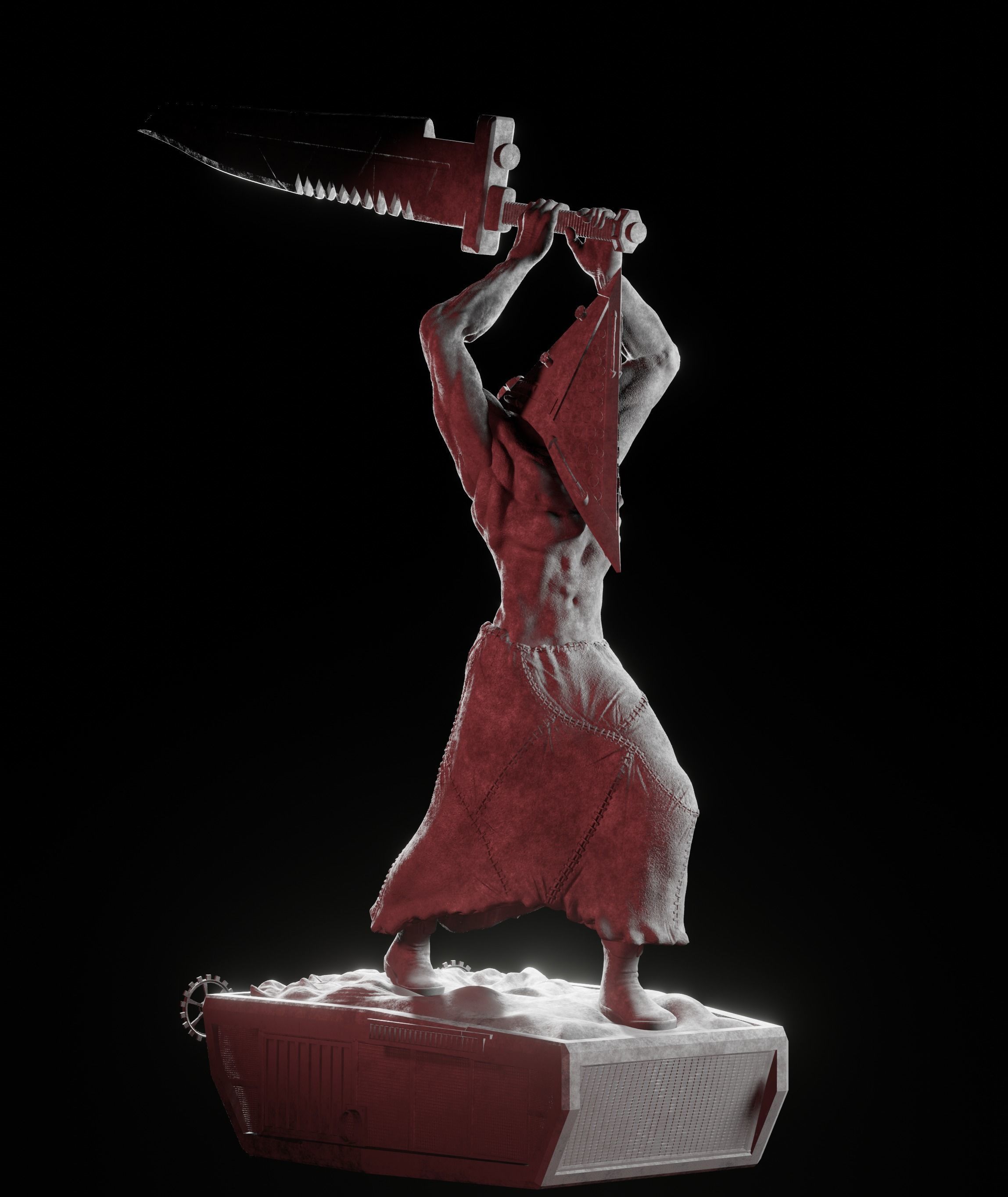 Pyramid Head Silent hill figure and Miniature 3D model 3D printable CGTrader