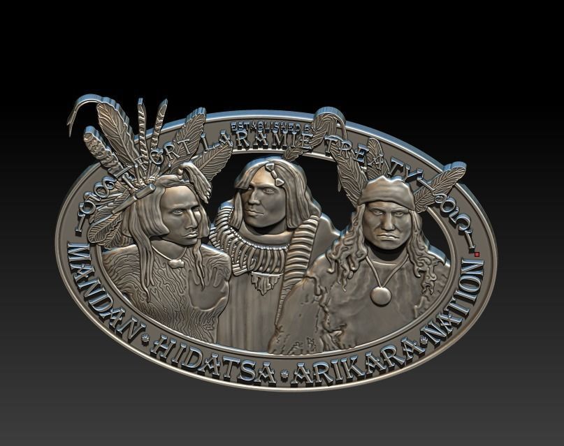 THREE INDIANS 3D model 3D printable | CGTrader