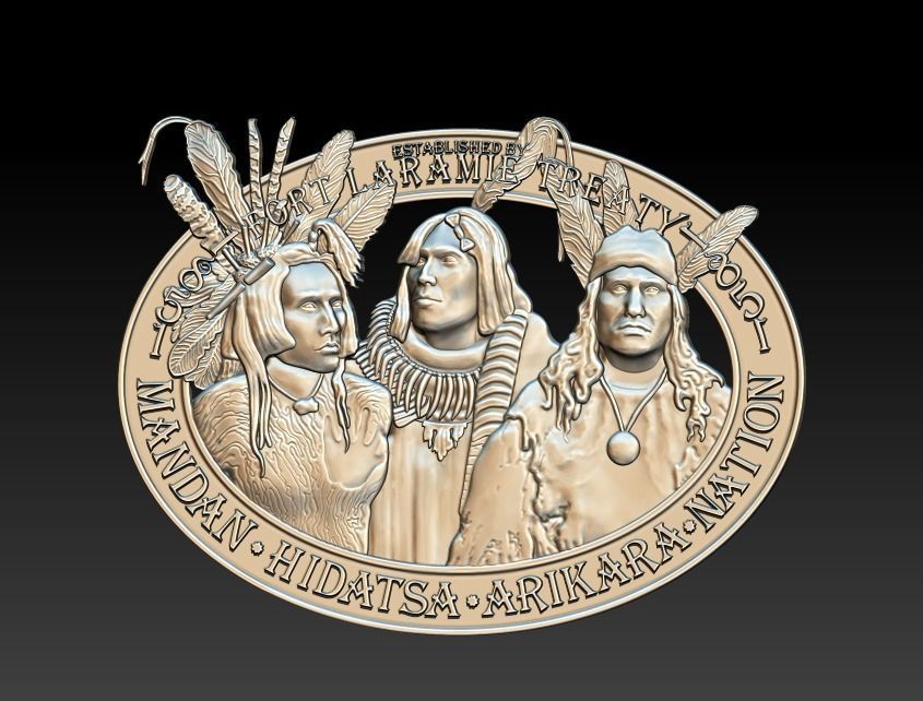 THREE INDIANS 3D model 3D printable | CGTrader