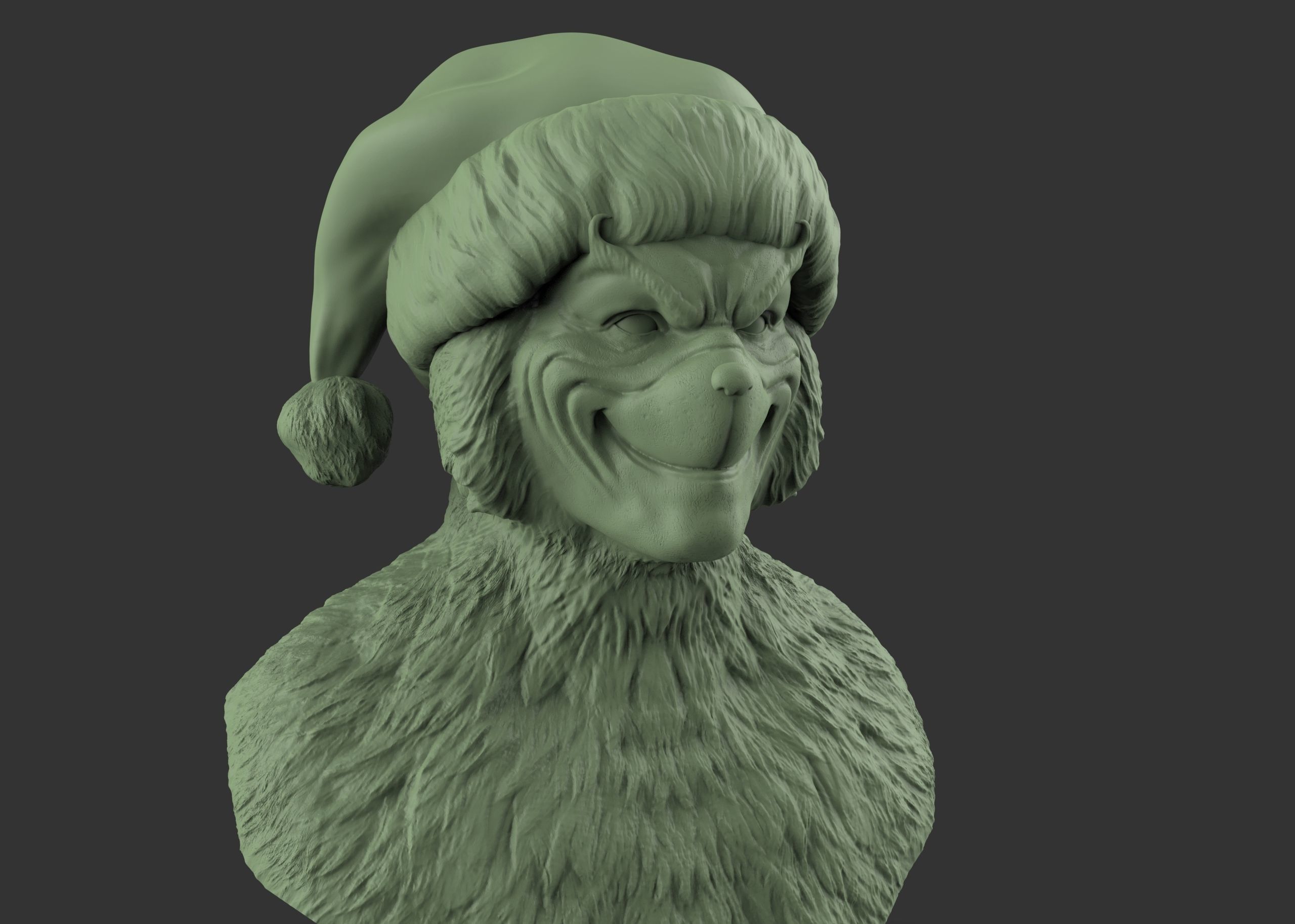 Grinch Modeling Grinch 3D/ The Grinch , grinch mask 3D Models to Print – MVFG