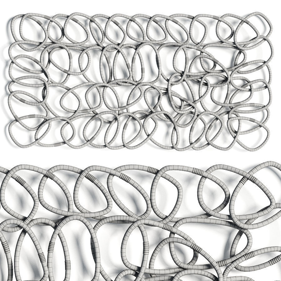 Palisades Rattan Wall Decor 3D model CGTrader