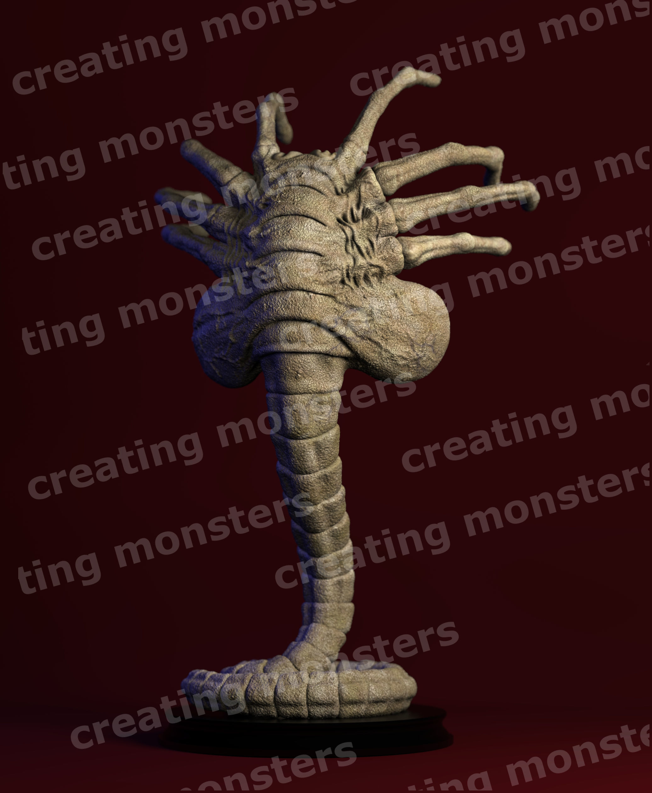 ALIEN FACEHUGGER STL ABRAZACARAS ALIEN 3D model 3D printable CGTrader