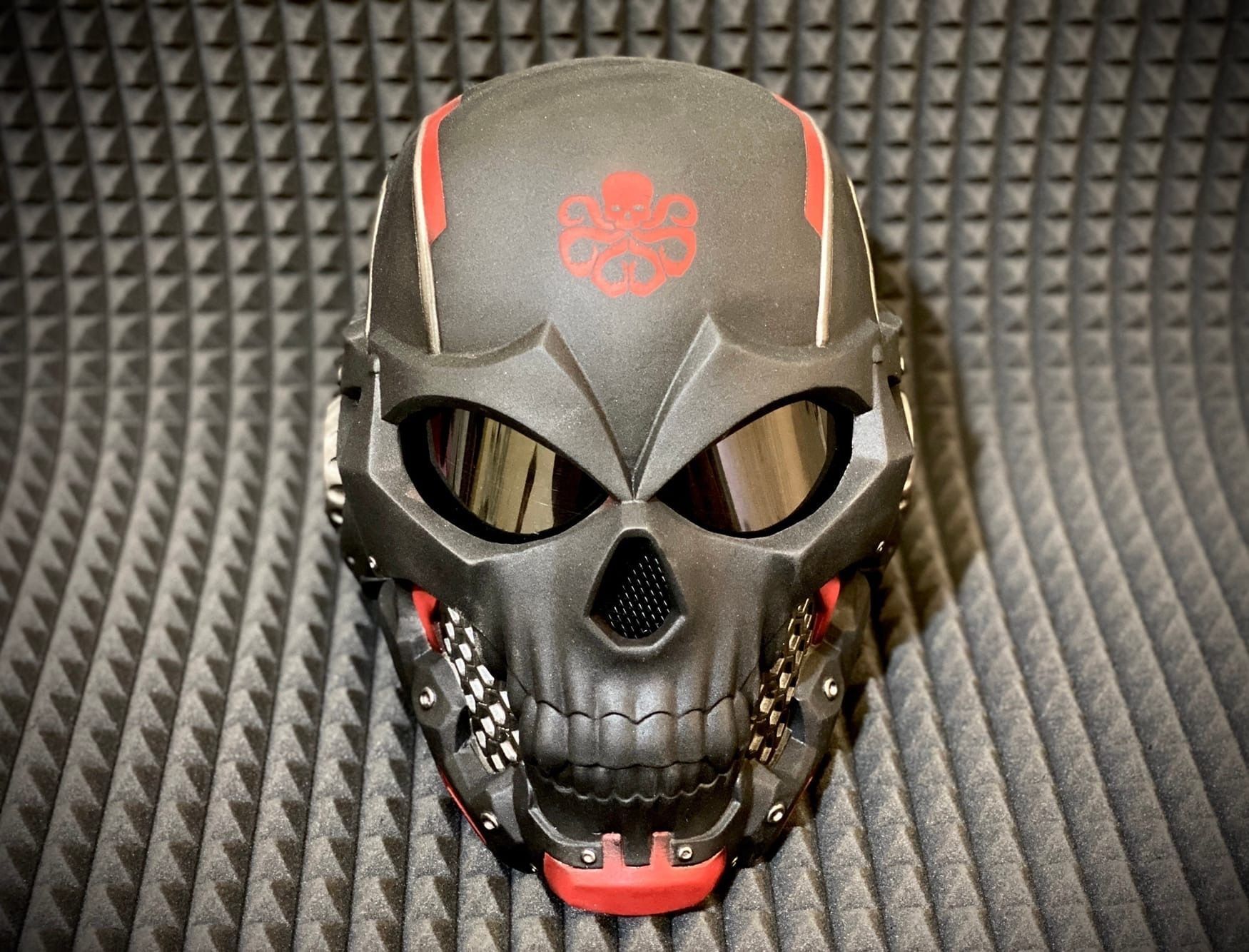 hydra helmet printable airsoft paintball scifi 3D model 3D printable