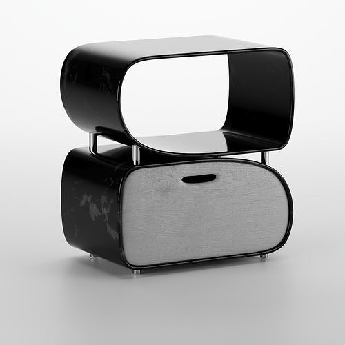 Bedside table 3D model