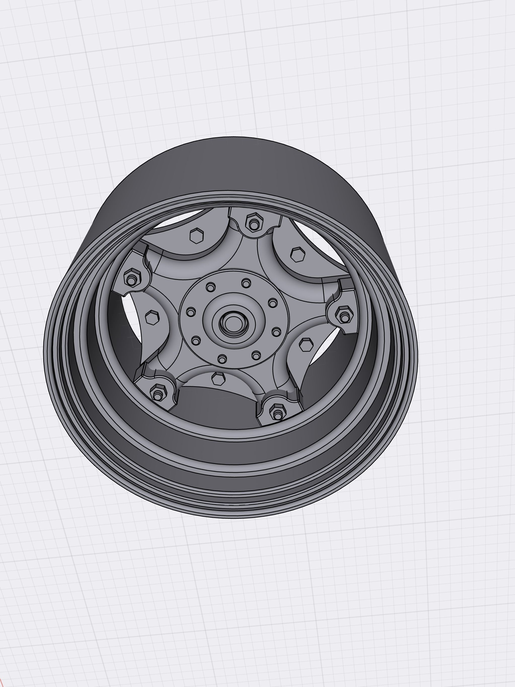 BIG RIG Dayton Split Rim 5 spokes Classic Mack Truck 3D model 3D ...
