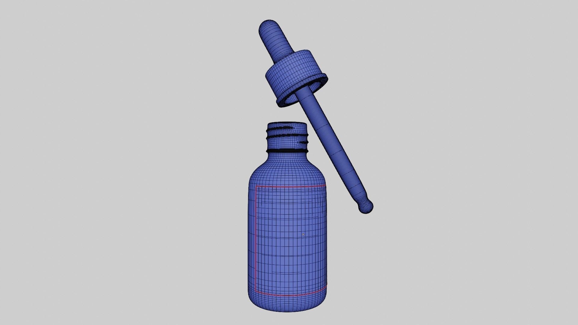 Serum bottle 3D model CGTrader