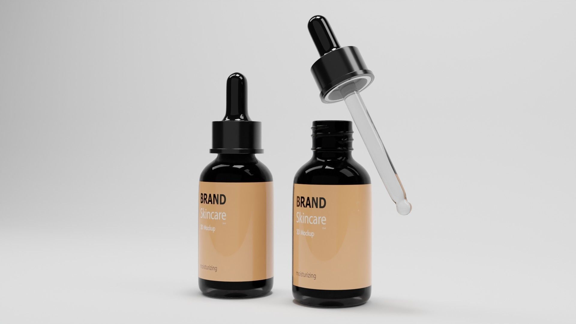 Serum bottle 3D model CGTrader