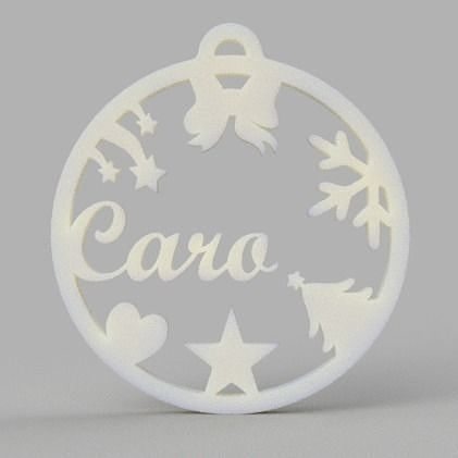 Christmas sphere 3D model 3D printable | CGTrader