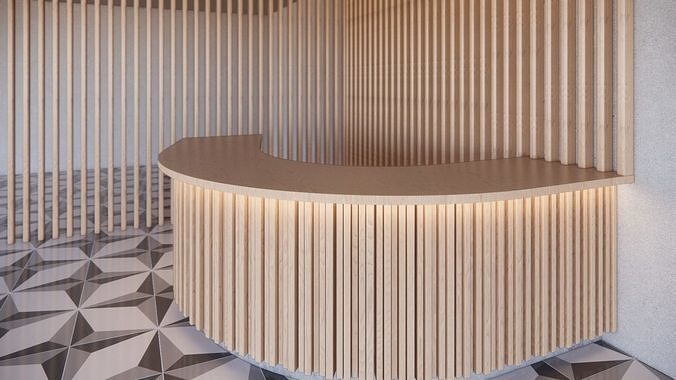 Reception 3D model