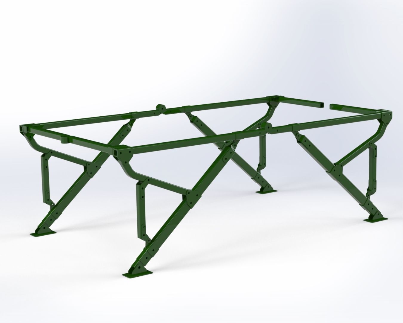 Folding Frame Stand 3D model CGTrader