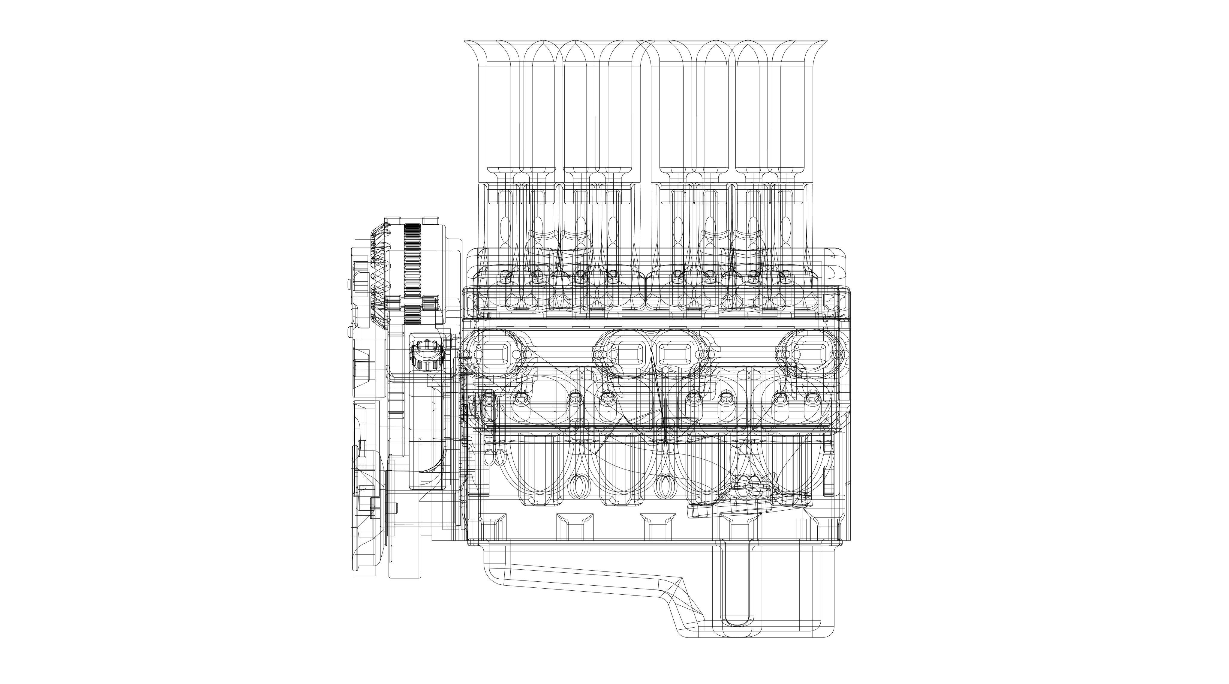 Small Block Chevy Vector File 3D Printed Small Block Chevy – chevrolet small block v8 3d models ...