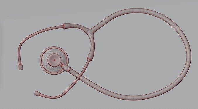 Stethoscope 3D model