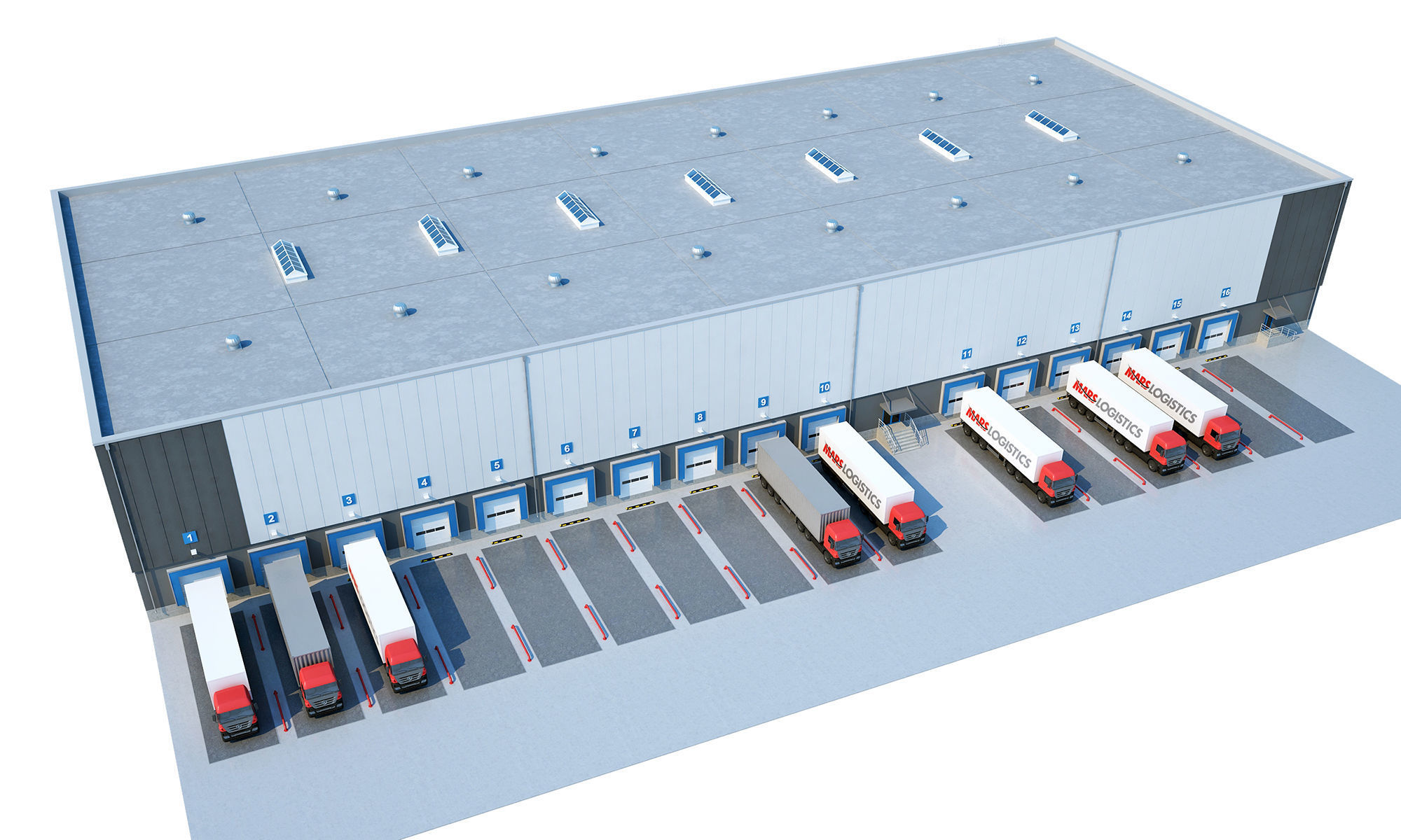 Logistics Center Collection 3D model CGTrader