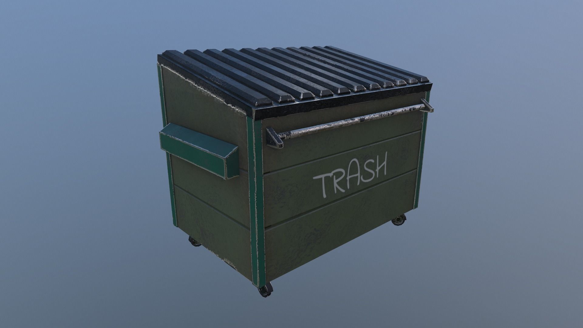 3D model Sci-Fi Garbage Dumpster VR / AR / low-poly | CGTrader