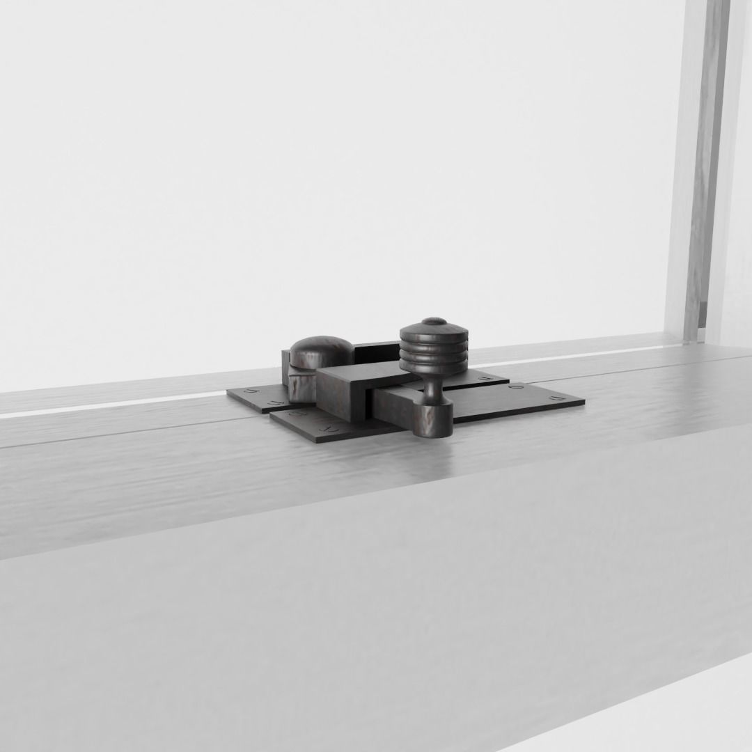 12 Panel Sash Window 3D model CGTrader