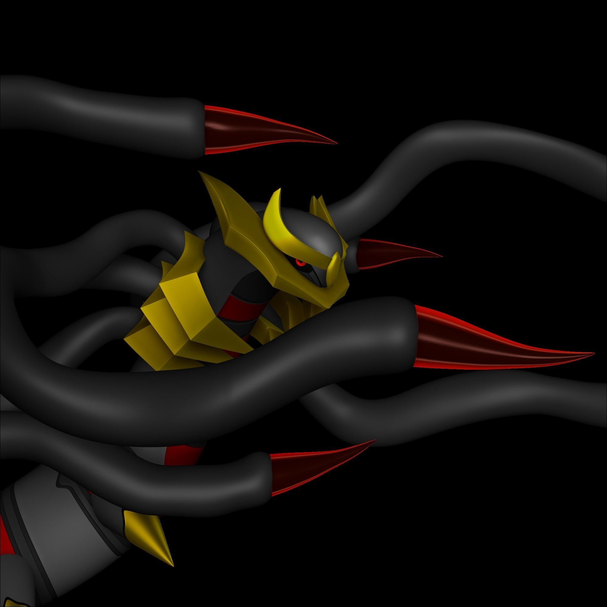 Giratina origin form - Pokemon 3D model 3D printable | CGTrader