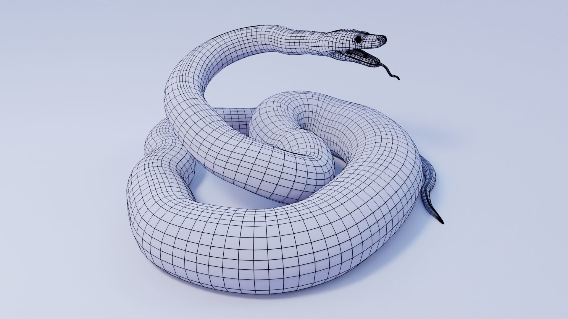 3D model Reticulated Python - Animated VR / AR / low-poly | CGTrader
