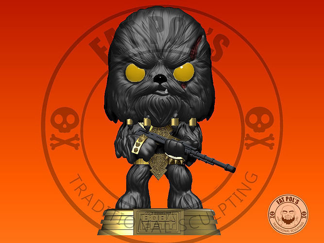 BLACK KRRSANTAN - FUNKO - THE BOOK OF BOBA FETT 3D model 3D printable |  CGTrader