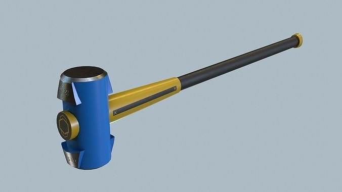 Sledgehammer Low-poly 3D model