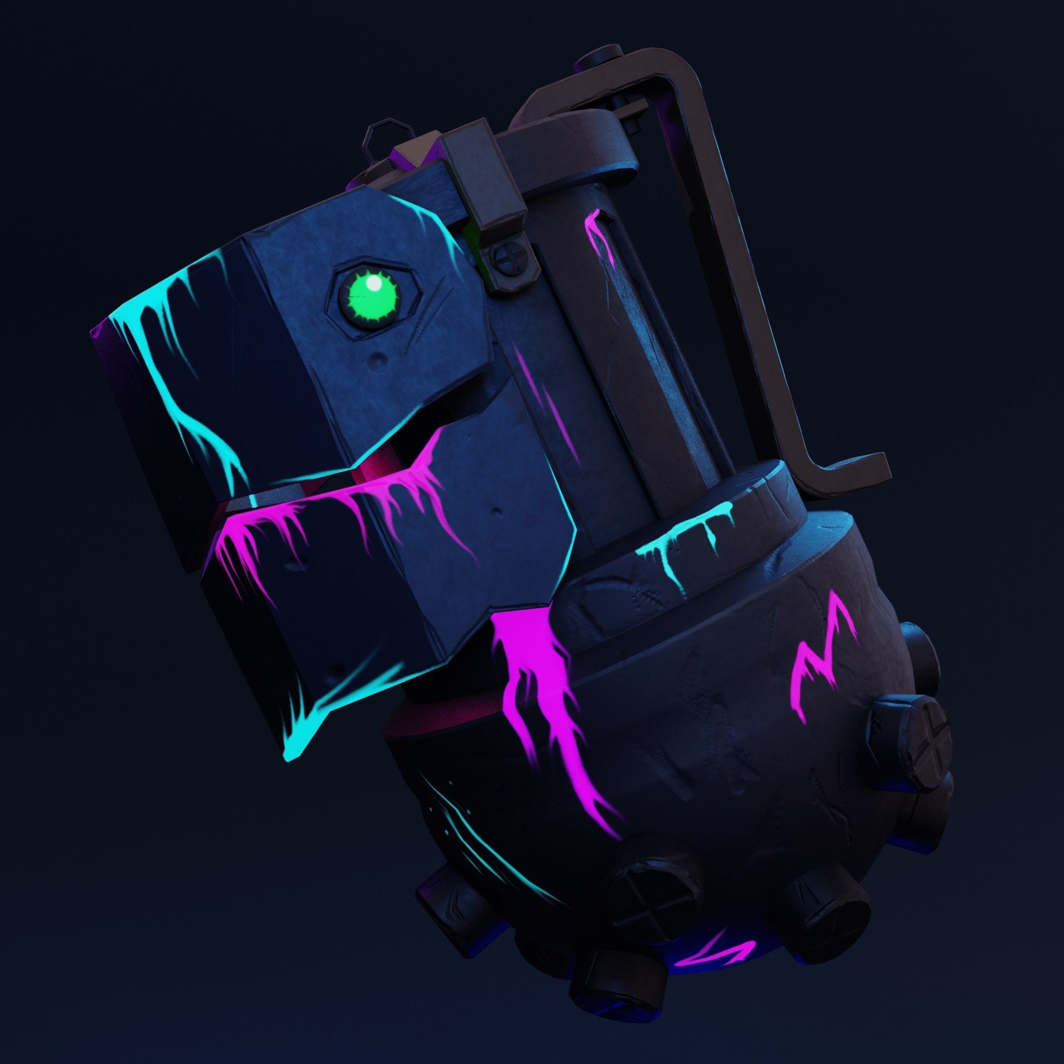 Magic Bomb in Blender free VR / AR / lowpoly 3D model CGTrader